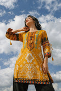 Tribal Motif Cotton Lawn Kurti