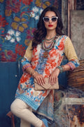 Coastal Floral Cotton Lawn Kurti