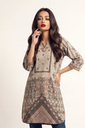 Geometric Print Cotton Lawn Kurti