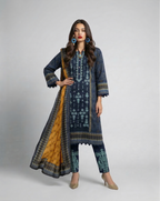 Kurti Top with Embroidery | 100% Lawn Cotton