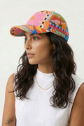 Multicolor Artistic Print Baseball Cap